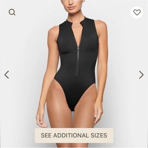 Skims Onyx one piece swim suit-small